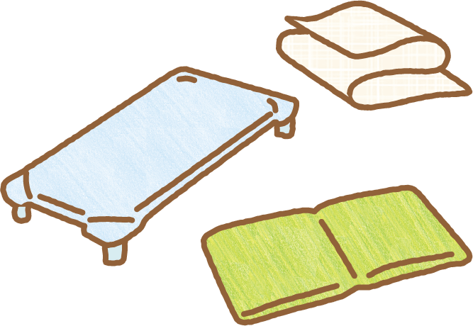 品質にこだわった寝具を多数ご用意